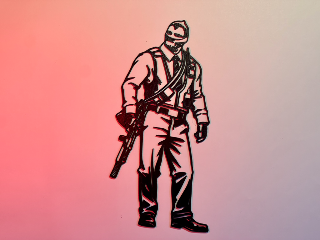 Agent Number K Agent Series -- Premium Gaming Wall Art