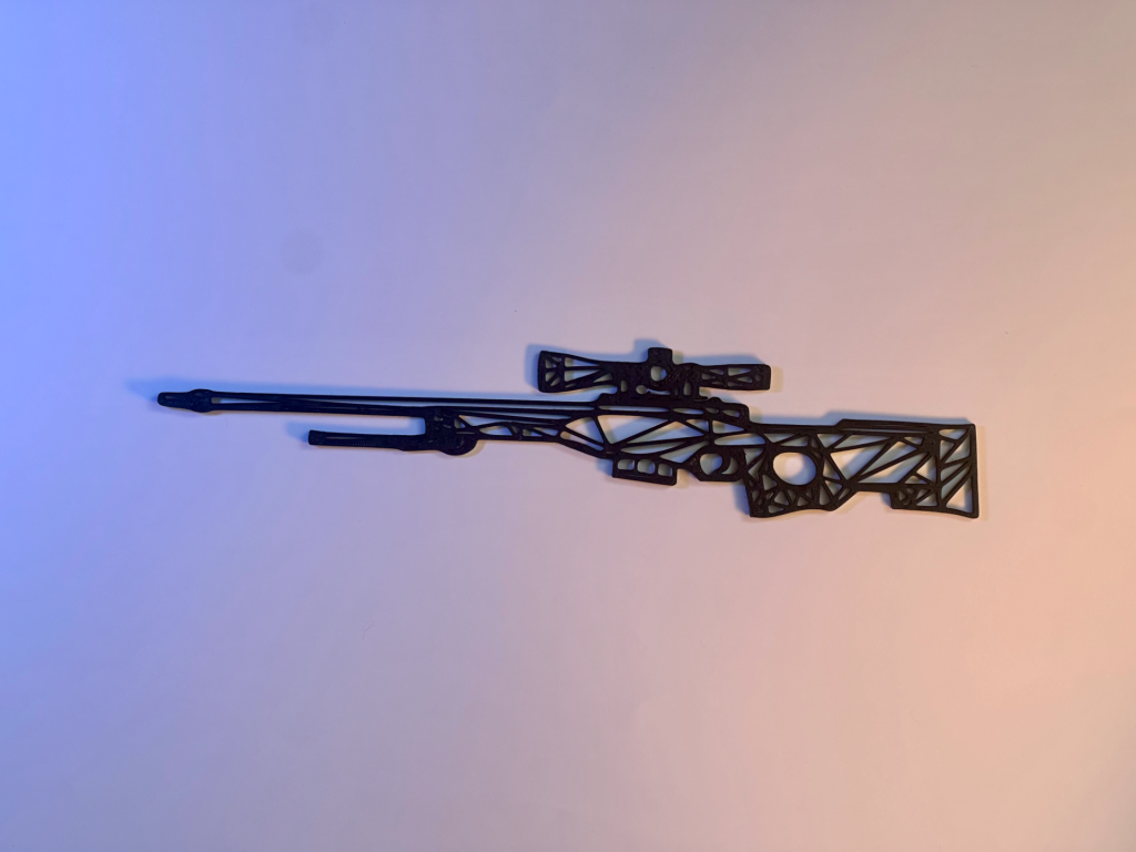 AWP Low Poly Series — Premium Gaming Wall Art