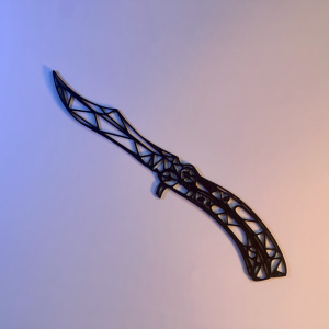 Butterfly Knife Low Poly Series -- Premium Gaming Wall Art
