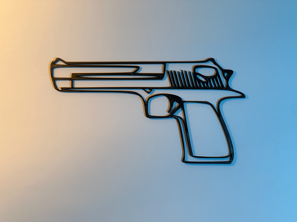 Desert Eagle Line Series — Premium Gaming Wall Art