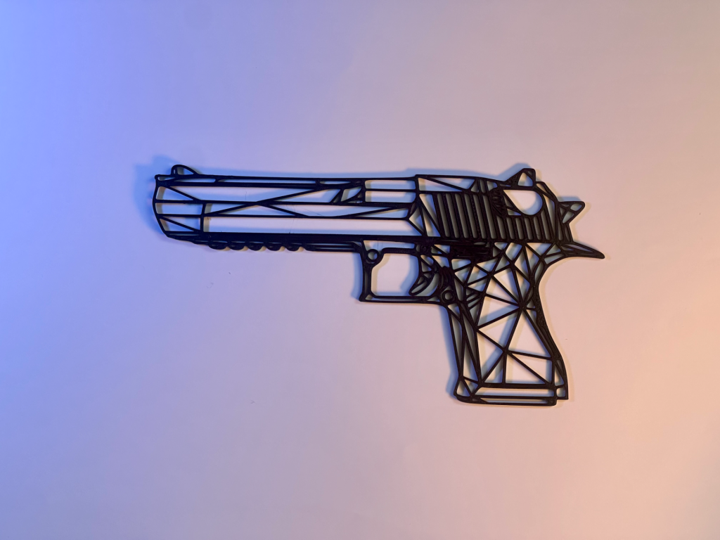 Desert Eagle Low Poly Series -- Premium Gaming Wall Art