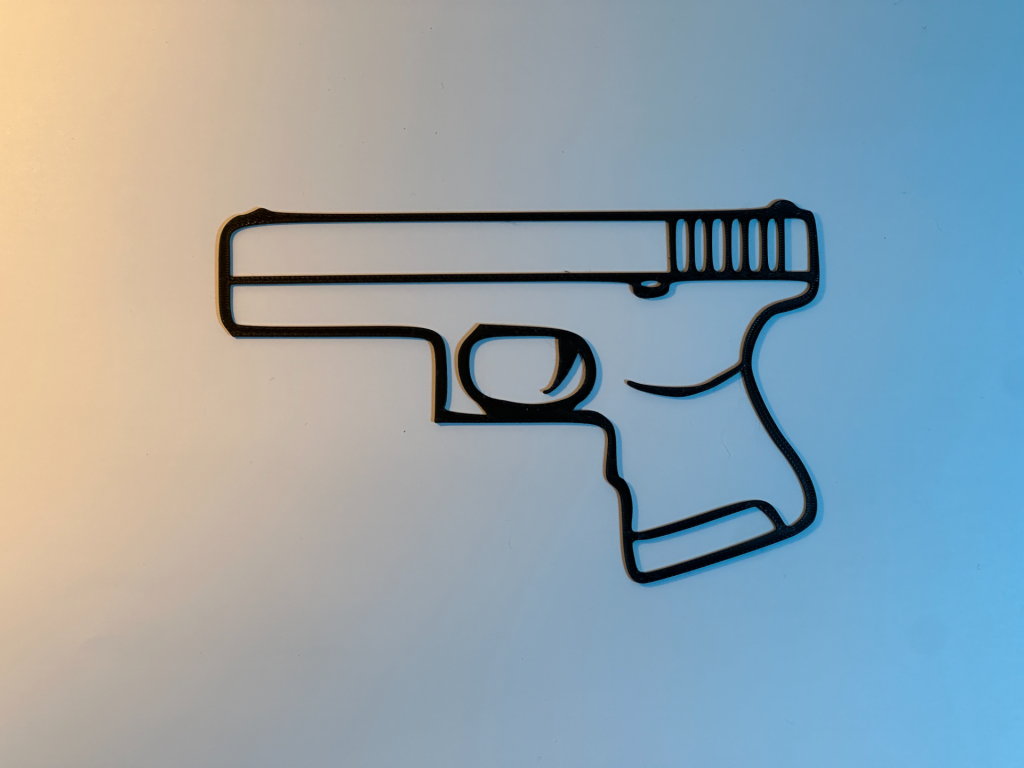 Glock 18 V2 Line Series — Premium Gaming Wall Art
