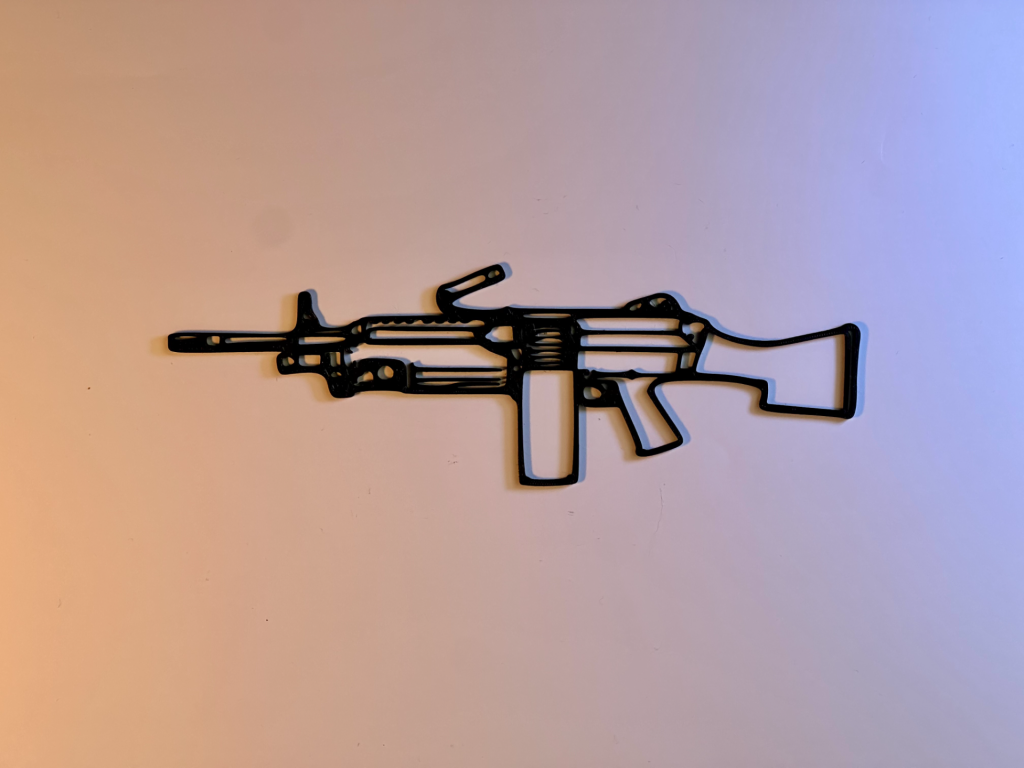 M249 Line Series — Premium Gaming Wall Art