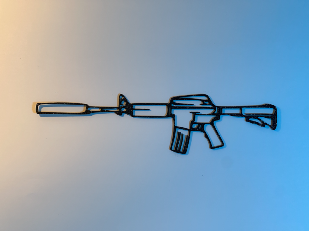 M4A1-S Line Series — Premium Gaming Wall Art