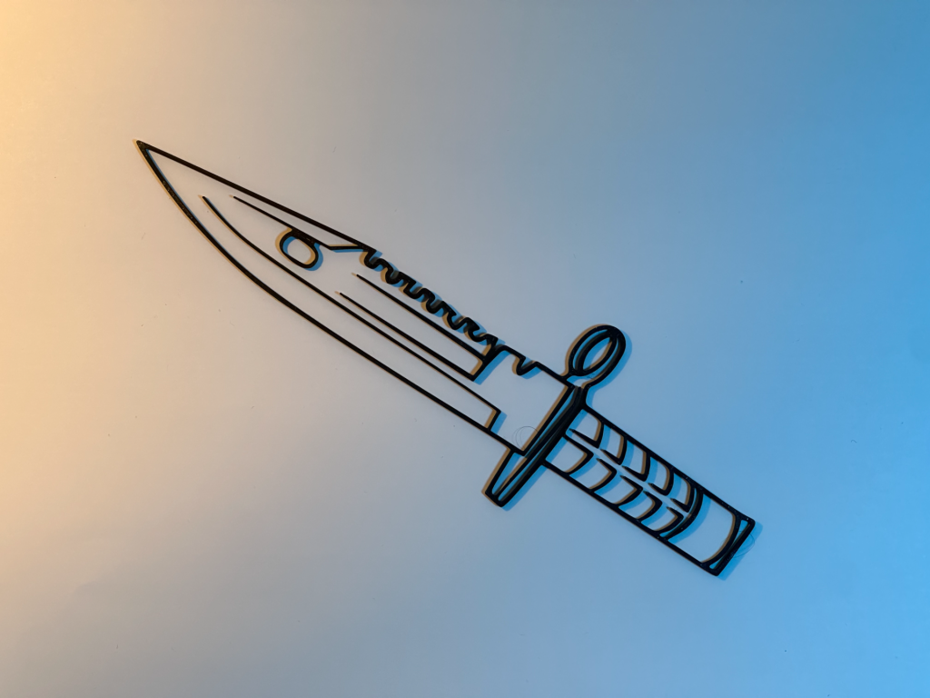 M9 Bayonet Line Series — Premium Gaming Wall Art