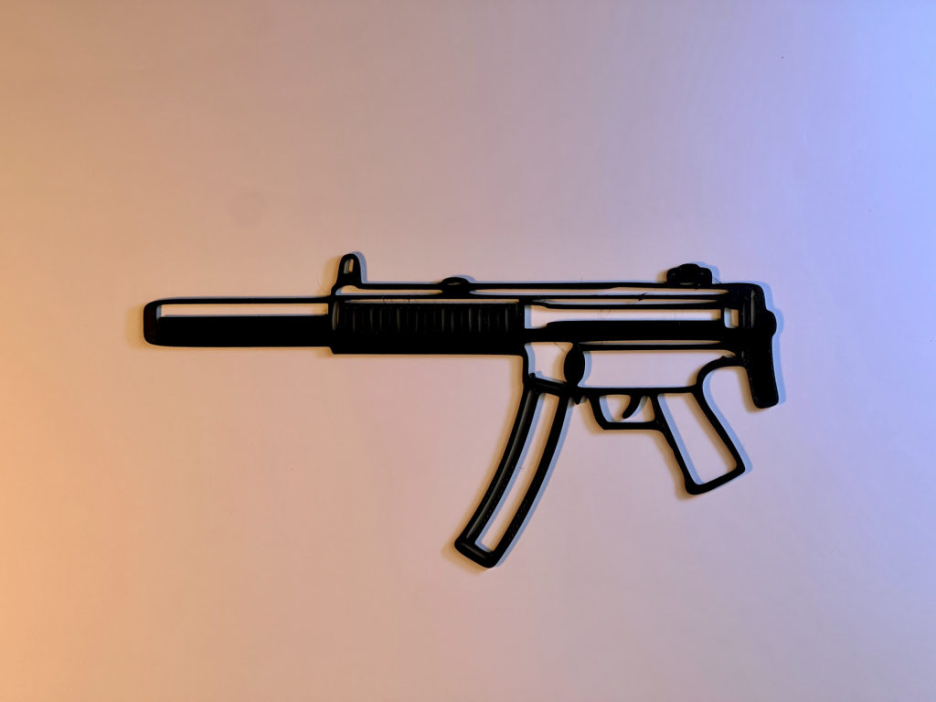 MP5 Line Series — Premium Gaming Wall Art