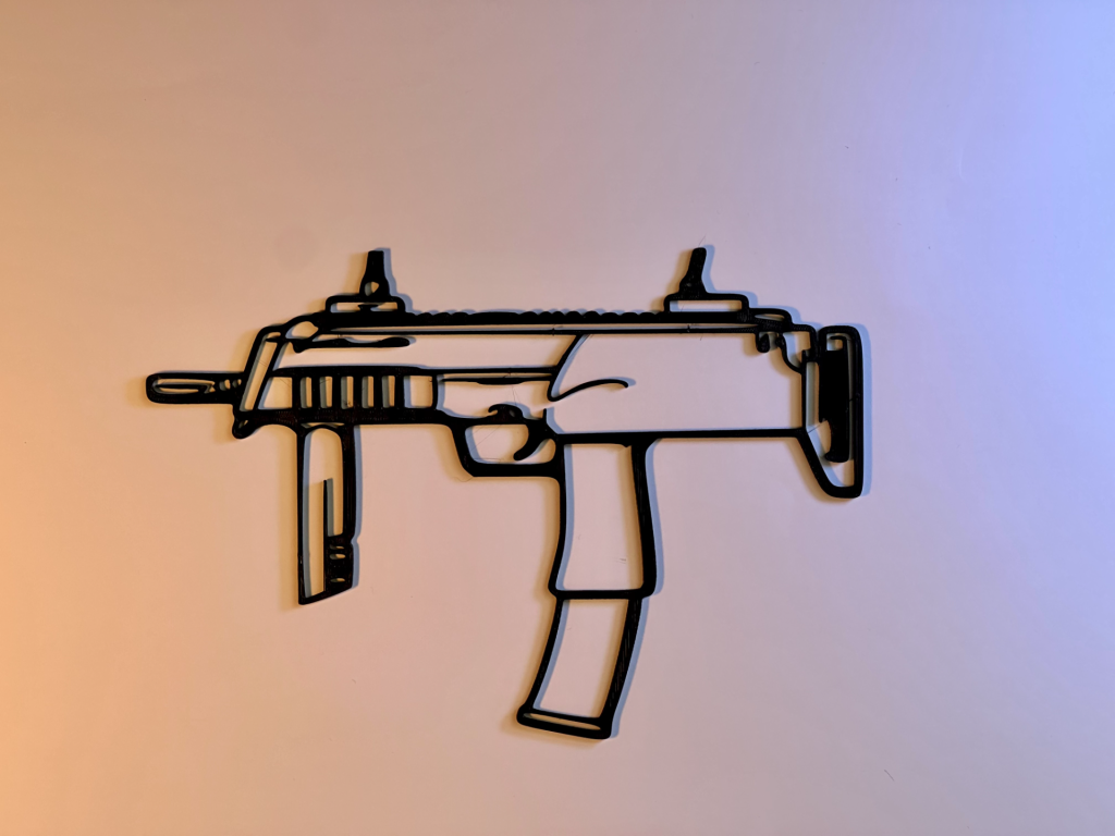 MP7 Line Series — Premium Gaming Wall Art