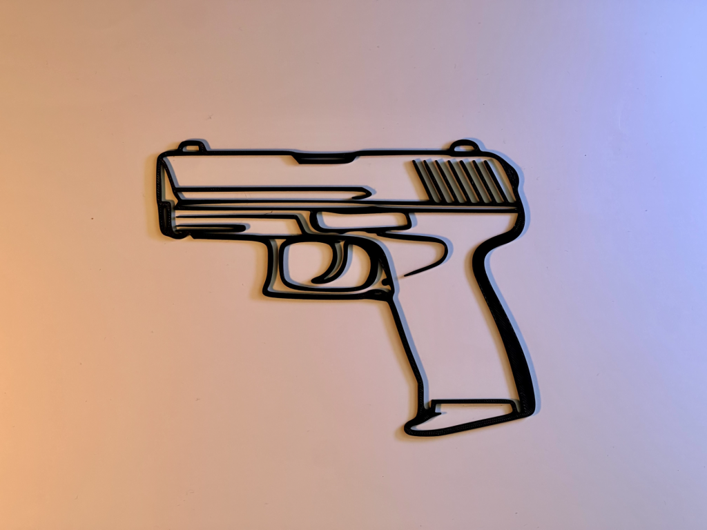 P2000 Line Series — Premium Gaming Wall Art