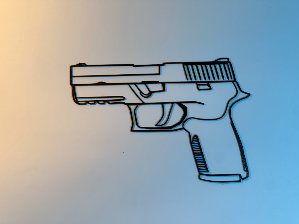 P250 Line Series — Premium Gaming Wall Art