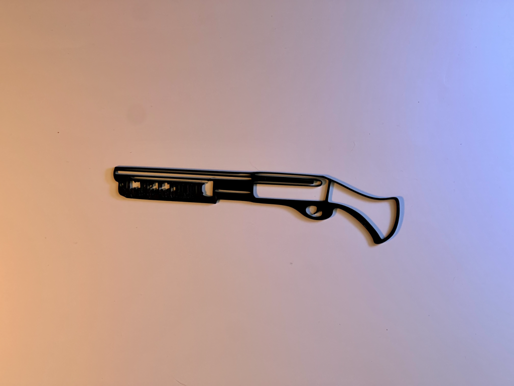 Sawed-Off Line Series — Premium Gaming Wall Art