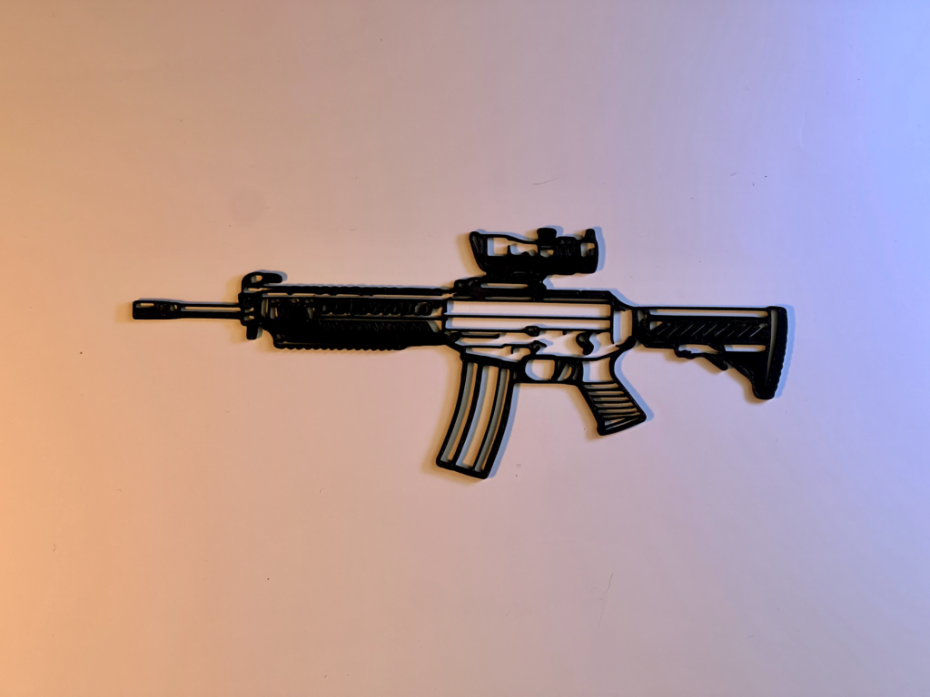SG553 Line Series — Premium Gaming Wall Art