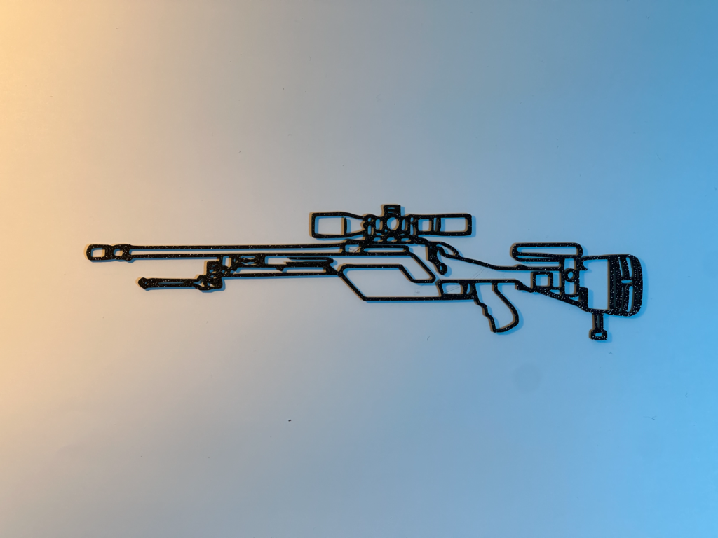 SSG 08 Line Series — Premium Gaming Wall Art
