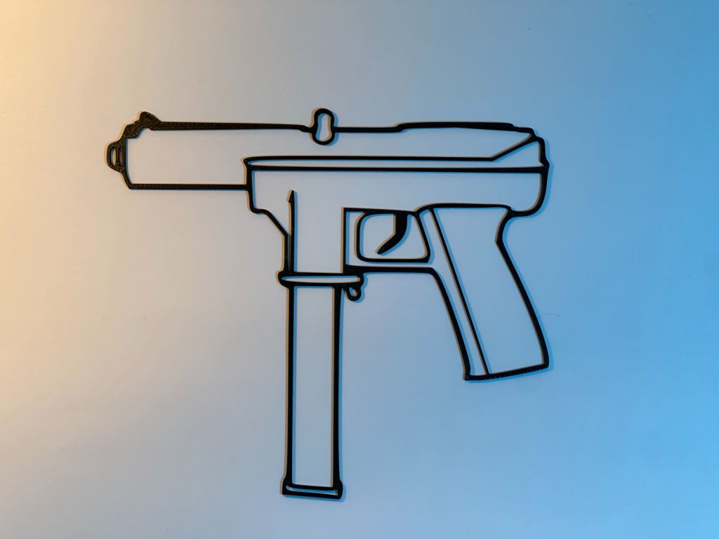 Tec-9 Line Series — Premium Gaming Wall Art