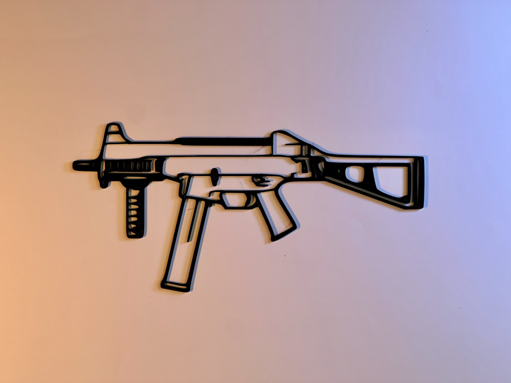 UMP-45 Line Series — Premium Gaming Wall Art