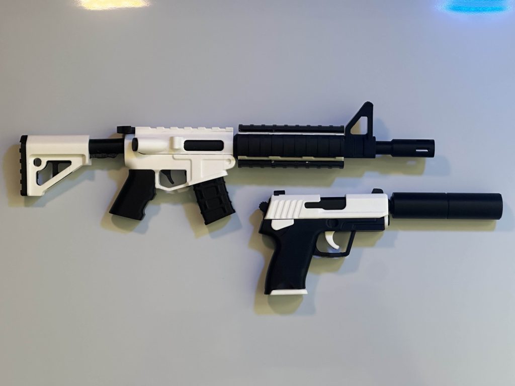 Duo M4A4 + USP-S — Répliques fidget 3D