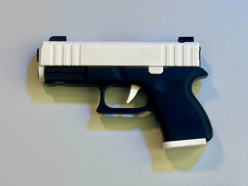 Réplique Glock 17 — Pistolet fidget 3D